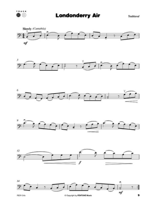 14 Easy tunes for Cello - Colin Cowles - Partition - Violoncelle